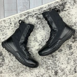 nike army boots black